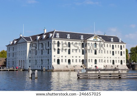 The Maritime Museum in Amsterdam. This museum houses an important collection related to the Dutch maritime history.