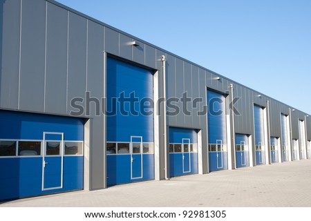 Industrial Unit with roller shutter doors Industrial Unit with roller shutter doors