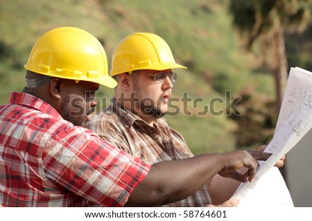 At the construction site