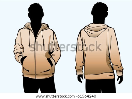 stock vector : Men#39;s jacket or sweatshirt template with zipper sweatshirt vector template. stock vector : Men#39;s jacket or sweatshirt template with zipper