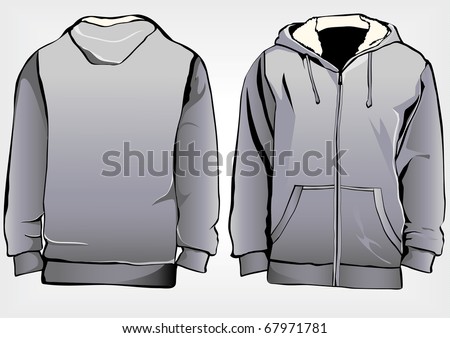 sweatshirt vector template. or sweatshirt template