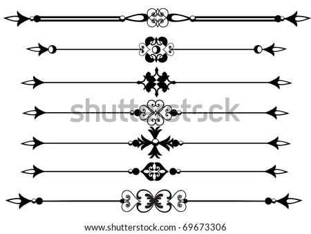 Logo Design Rules on Ornamental Rule Lines In Intricate Design  Stock Vector 69673306