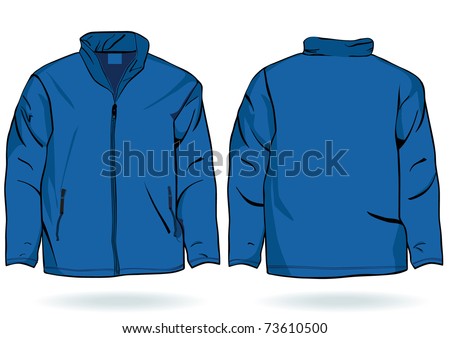 sweatshirt vector template. Men#39;s sweatshirt template