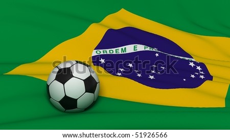 soccer ball on country flag