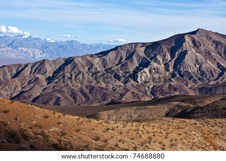 Father Crowley Point.  This scenic point provides panoramic views of the northern end of the Panamint valley in Death Valley National Park