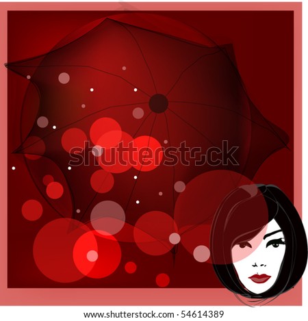 illustrated umbrella