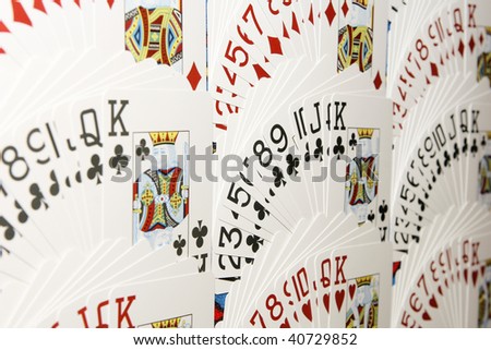 more cards on blackjack table in casino