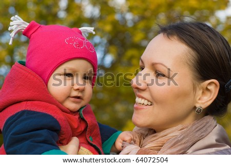 newborn in the arms of mother nature on the