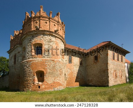 Medieval castle in Starokostiantyniv, Ukraine, Eastern Europe