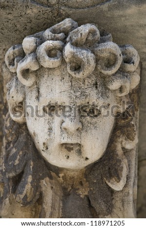 europe, italy, sicily, Catania, Baroque sculpture grotesque, unesco eritage list