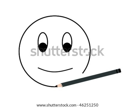 Smiling Face Drawing