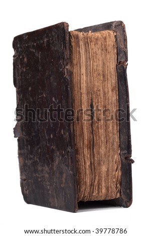 Wards Weapon Stock-photo-old-weathered-book-on-white-background-39778786