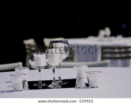 coral wedding reception tables