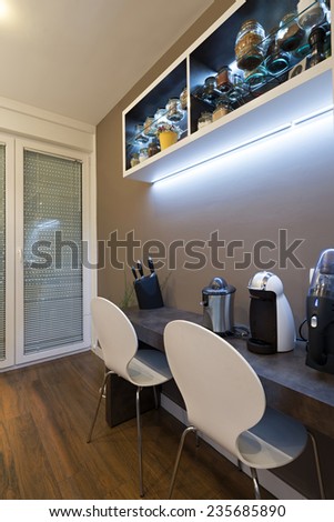 Small kitchen interior