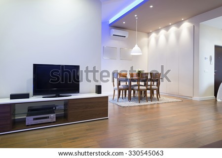 Interior of a luxury living room