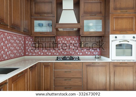 Apartment interior - kitchen area