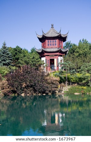 The Chinese Garden of the Montreal Botanical Garden.