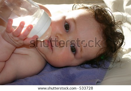 Baby Drinking Water