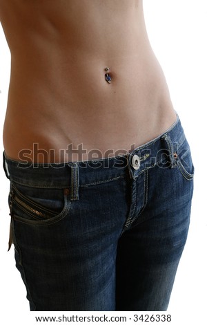 Flat Stomach With Skinny Jeans