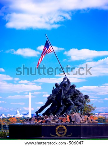 Iwo Jima Monument In Washington DC