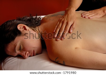 Massage Hands On Back