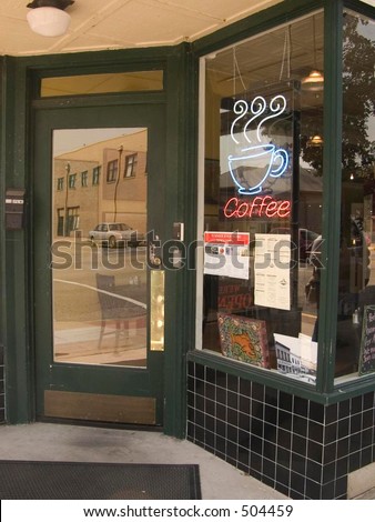 Small Town Coffee Shop on Coffee Shop Stock Photo 504459   Shutterstock