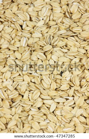 Raw oat texture background.