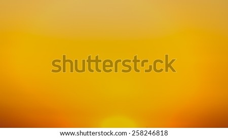 Sunset with bright Sun disk