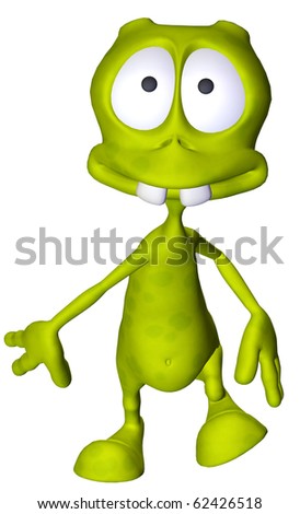 Alien Cartoon Big Head Stock Photo 62426518 : Shutterstock