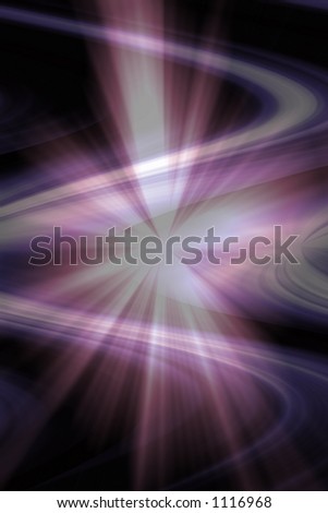 Blended Shiny starburst in milky way of magenta, pink and purple on black