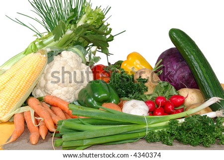 Diversity display of fresh healthy colorful  seasonal vegetables. Nutrition, food  concept