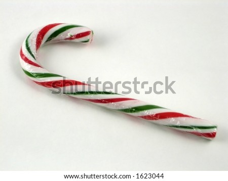 Puppies And Candy Canes. stock photo : Candy Canes for