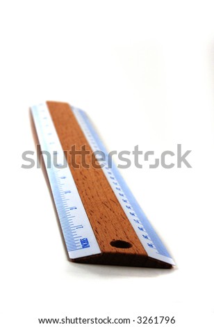 stock photo : Stock pictures of a ruler used to measure length and distance