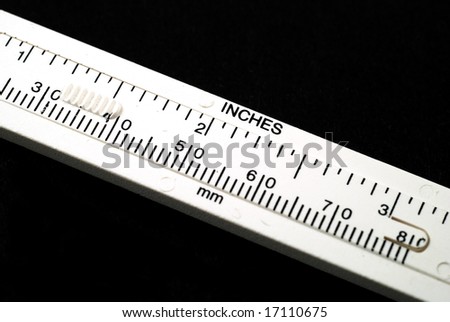 Pictures of a ruler used to measure distances