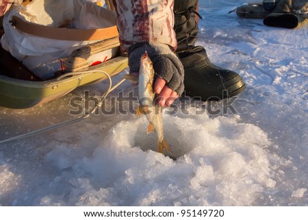 Fishing on lake in -15 degrees (Â°?) Celsius, 5 (F) Fahrenheit
