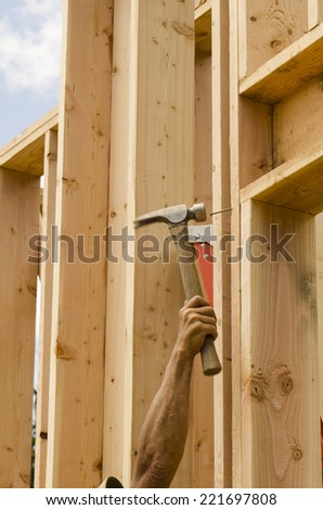 Framing Contractor building in a window or door opening in outside bearing wood stud wall