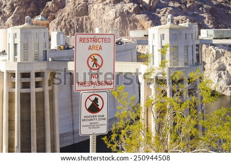 Hoover Dam at Lake Mead National Recreation Area