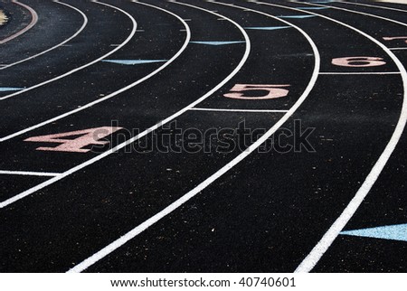 These numbers were found on the Grants Pass High School track in Grants Pass OR