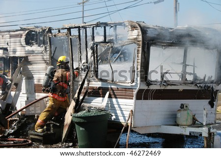 Well involved fire in a travel trailer being used as a residence in Nebo Mobile Home Park, Roseburg OR $20,000 damage 4 people left homeless due to space heater too close to combustibles