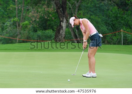 MICHELLE WIE competes at Honda-PTT LPGA Thailand at Siam Country Club on February 20, 2010 in Pattaya, Thailand