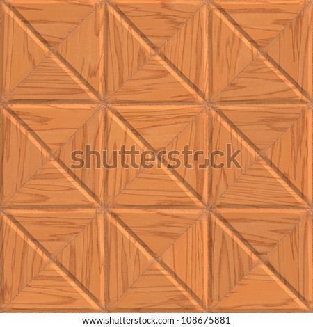 Wood triangle tiles seamless texture