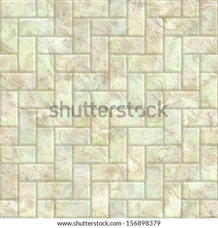 Light green block stone pattern