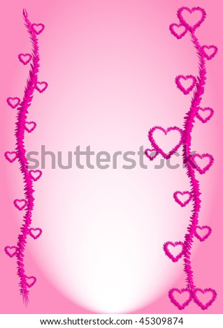Pink Love Heart Background. ackground with pink heart