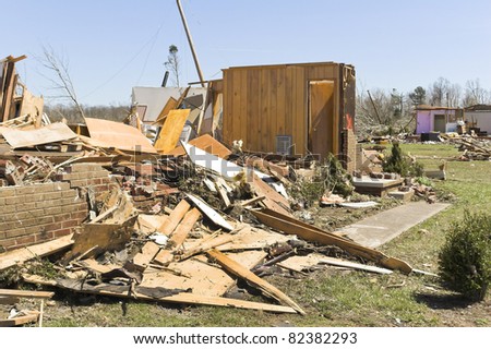 Home destroyed, Cold front bringing tornadoes & straight line winds