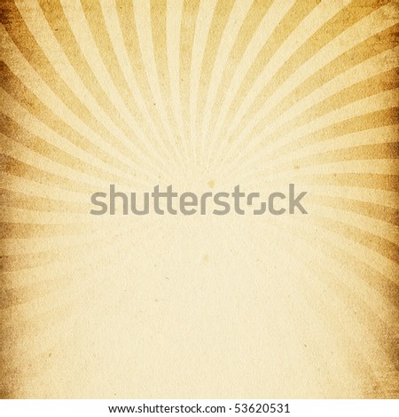 Vintage textured paper with rays image.