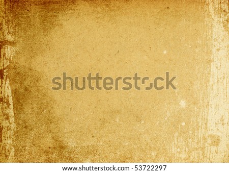 Vintage brown stained background (A4 format, horizontal orientation).