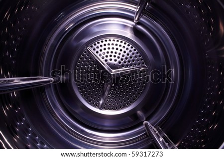 Illusory space inside washing/drying machine