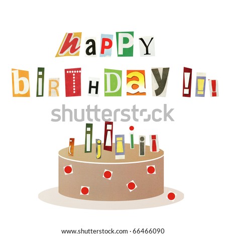 happy birthday cartoon cake. quot;Happy birthday!quot;