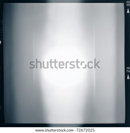 Blank medium format (6x6) film frame with abstract monochrome filling,  containing lightleak in the center - Stock Image - Everypixel