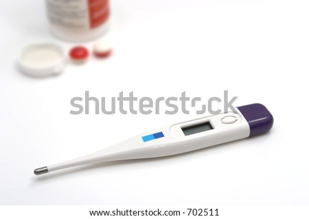 Digital thermometer and medicine